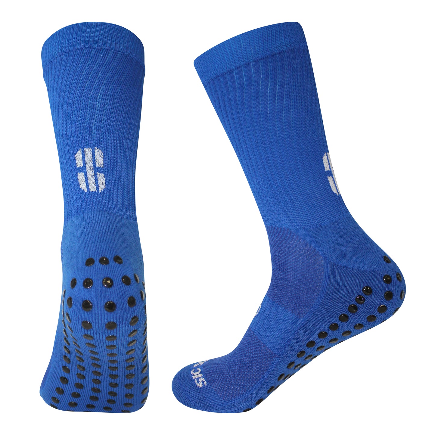 FootGripz Mid Grip Socks | Blue