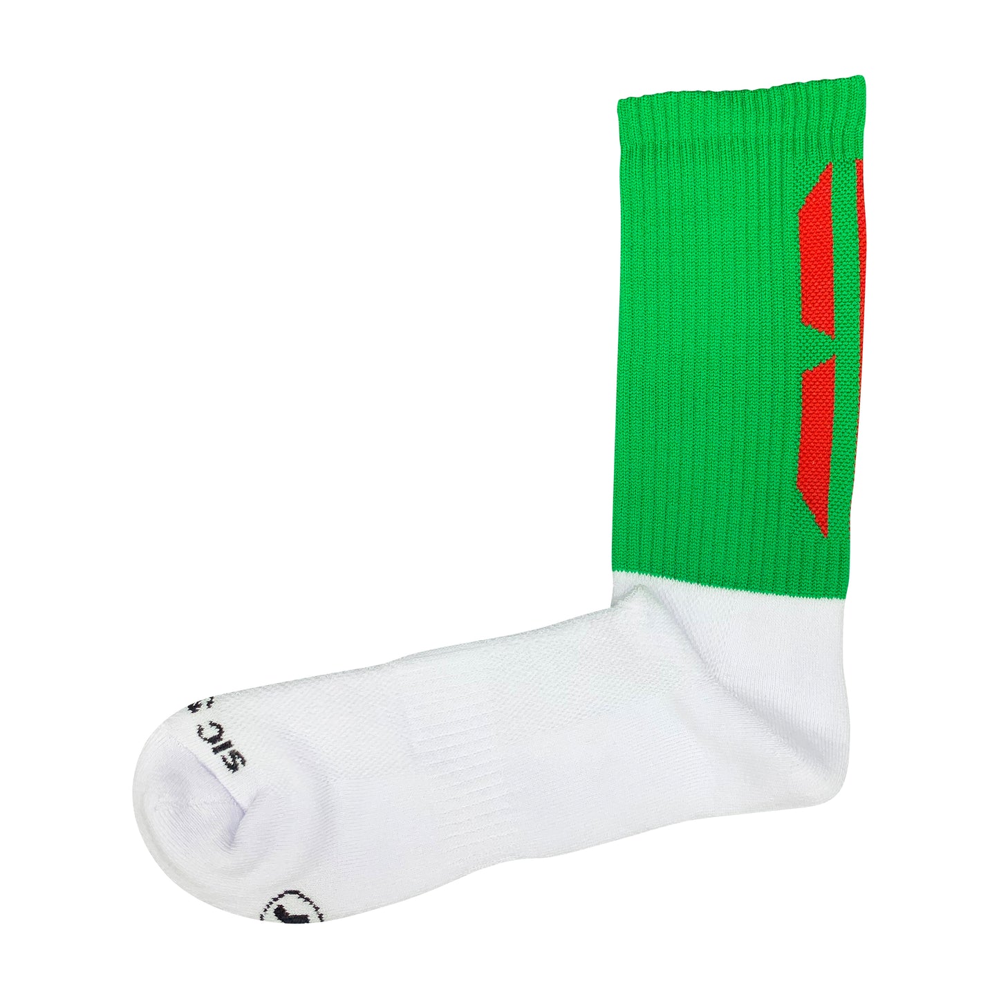 Gael-Tek Mid Socks For Gaelic Games | Green & Red