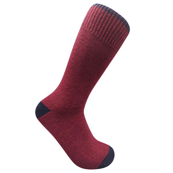Luxury Cashmere Blend Socks Burgundy | Mens (UK 7-11)