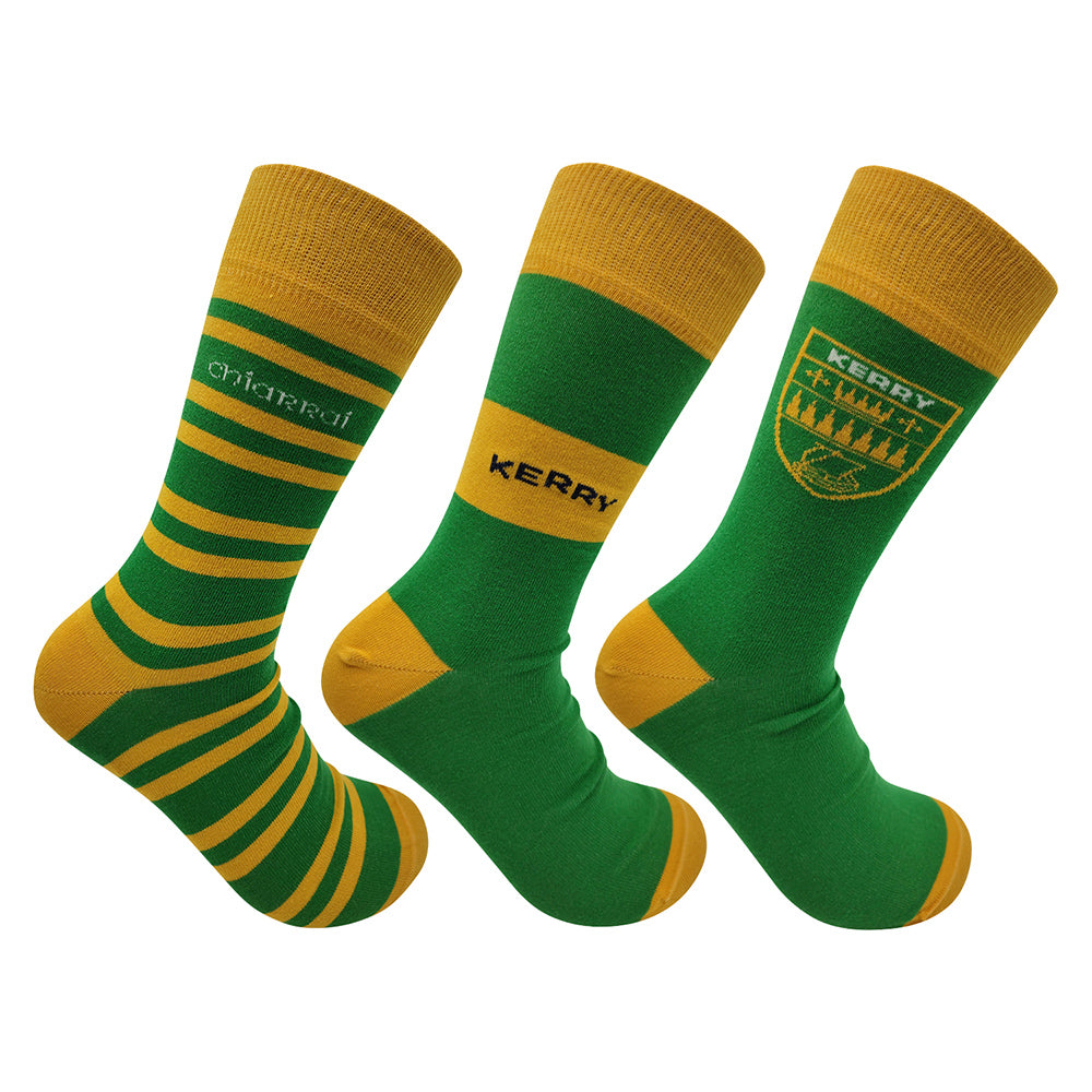 Kerry Retro Sock Gift Box | Signed By David Clifford | Size UK 7 - 11