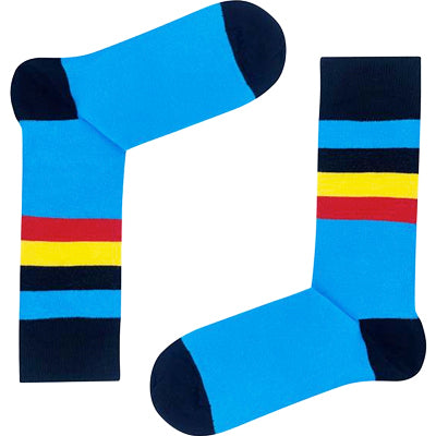 Belgium - Away 70 | Retro Shirt Socks | Blue | Size UK 7 - 11