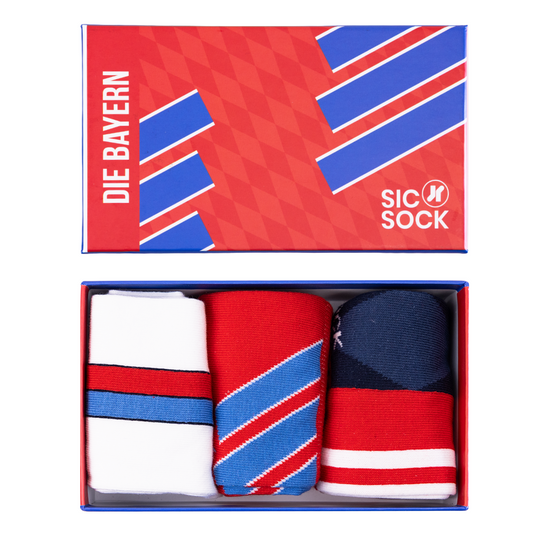 Munich 'Die Bayern' Sock Gift Box | Size UK 7 - 11