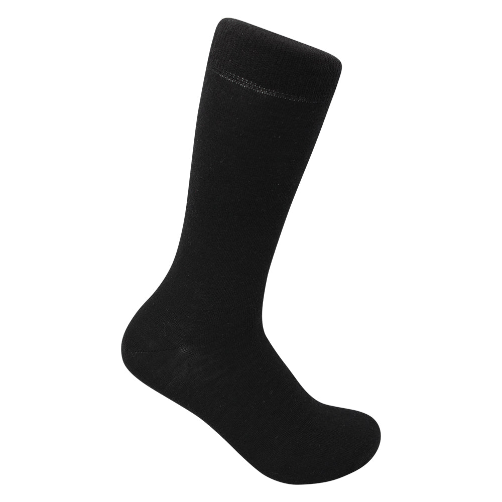 Wild Atlantic Sock Collection Luxury Wool Cotton Socks Black | Men