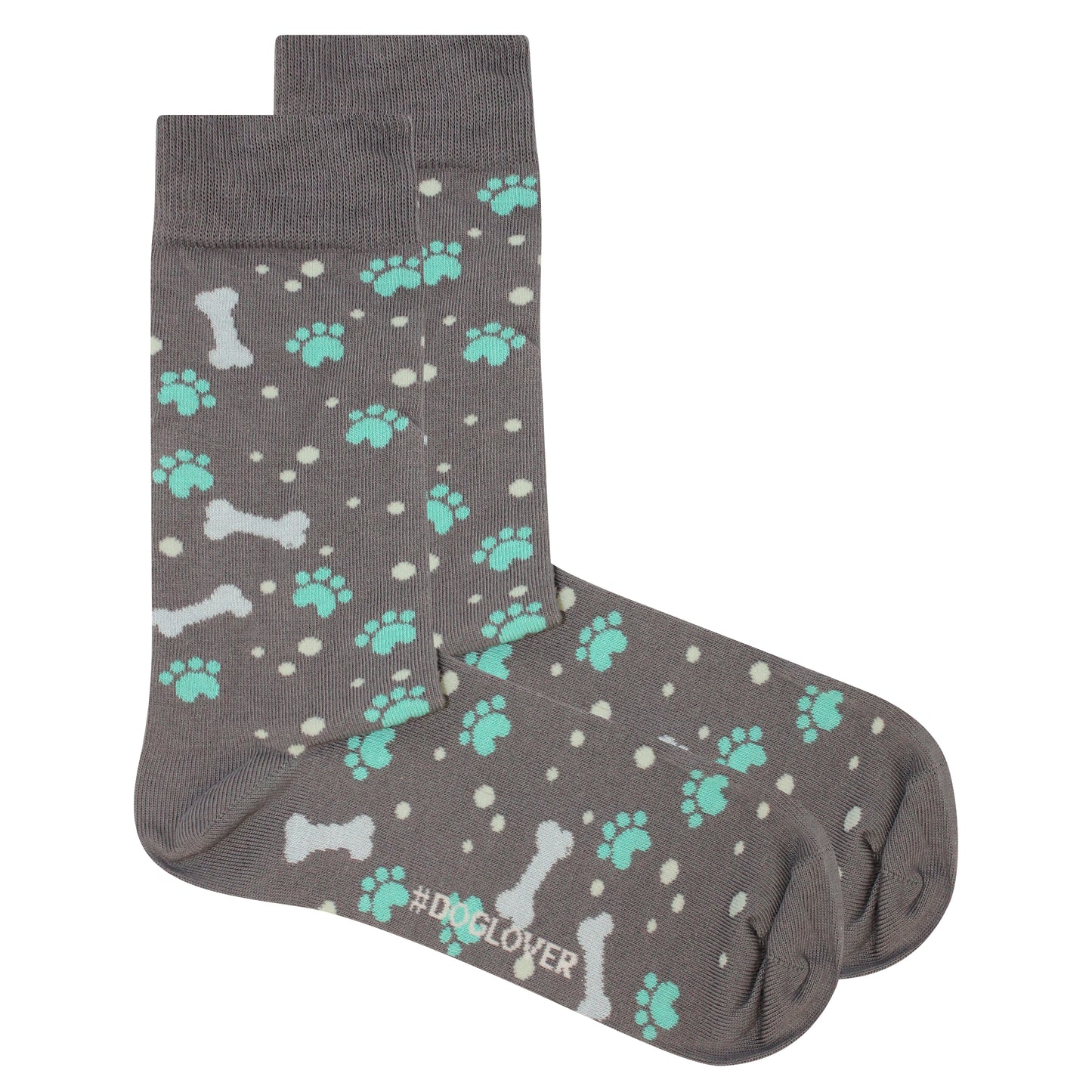 Dog Lover Bone Print Socks