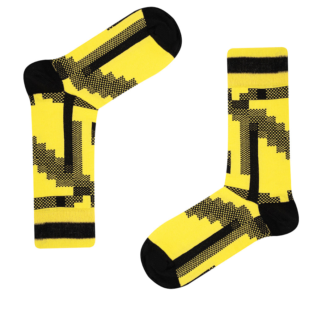 Dortmund - Home 88 | Retro Shirt Socks | Yellow | Size UK 7 - 11