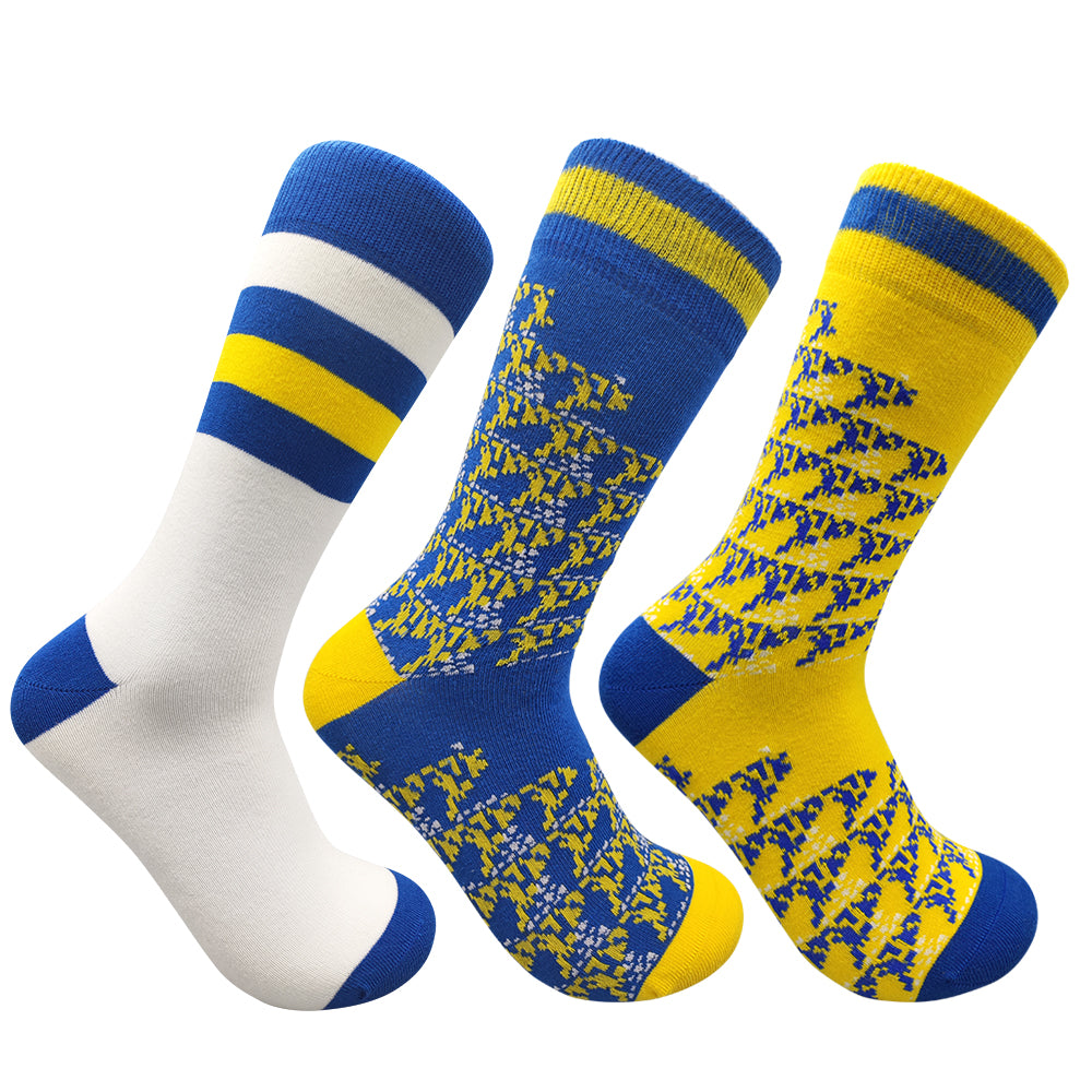 Leeds Retro Socks Gift Box | Size UK 7 - 11