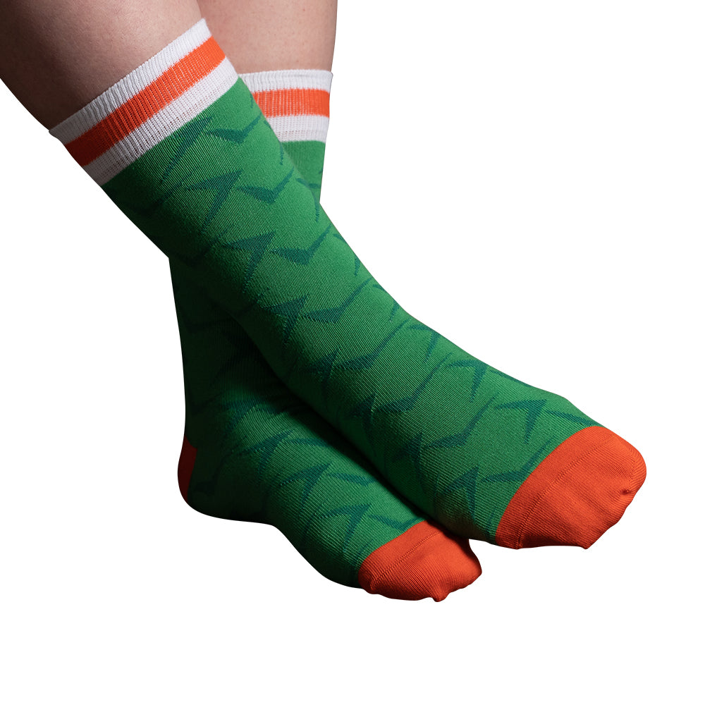 Ireland - Home 90 | Retro Shirt Socks | Green | Size UK 7 - 11