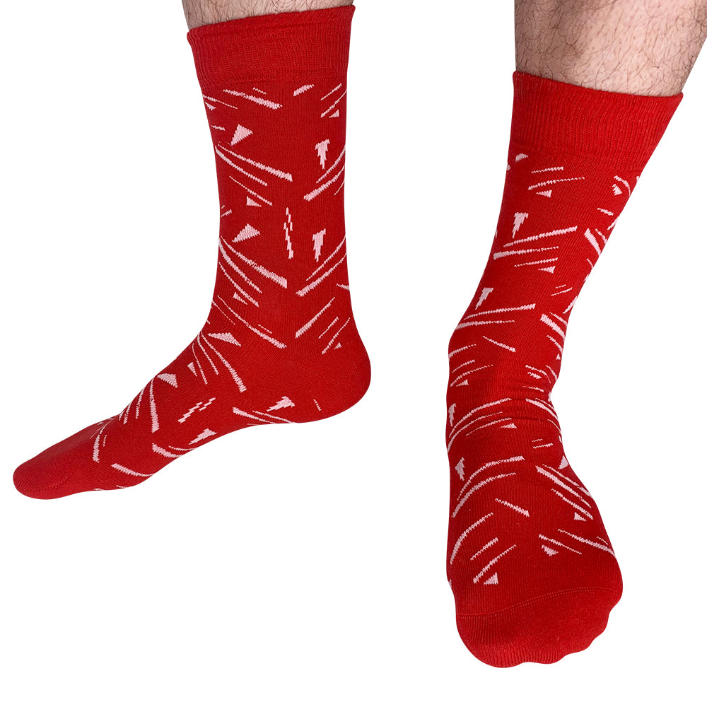 Liverpool - Home 89 | Retro Shirt Socks | Red | Size UK 7 - 11