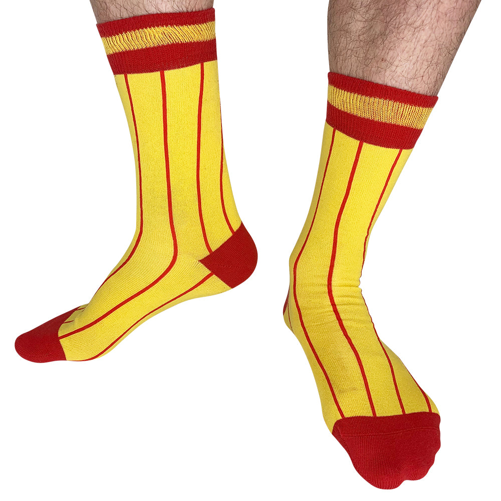 Liverpool - Away 82 | Retro Shirt Socks | Yellow | Size UK 7 - 11