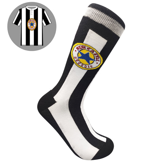 Newcastle Home 1996 | Retro Shirt Socks | Size UK 7 - 11