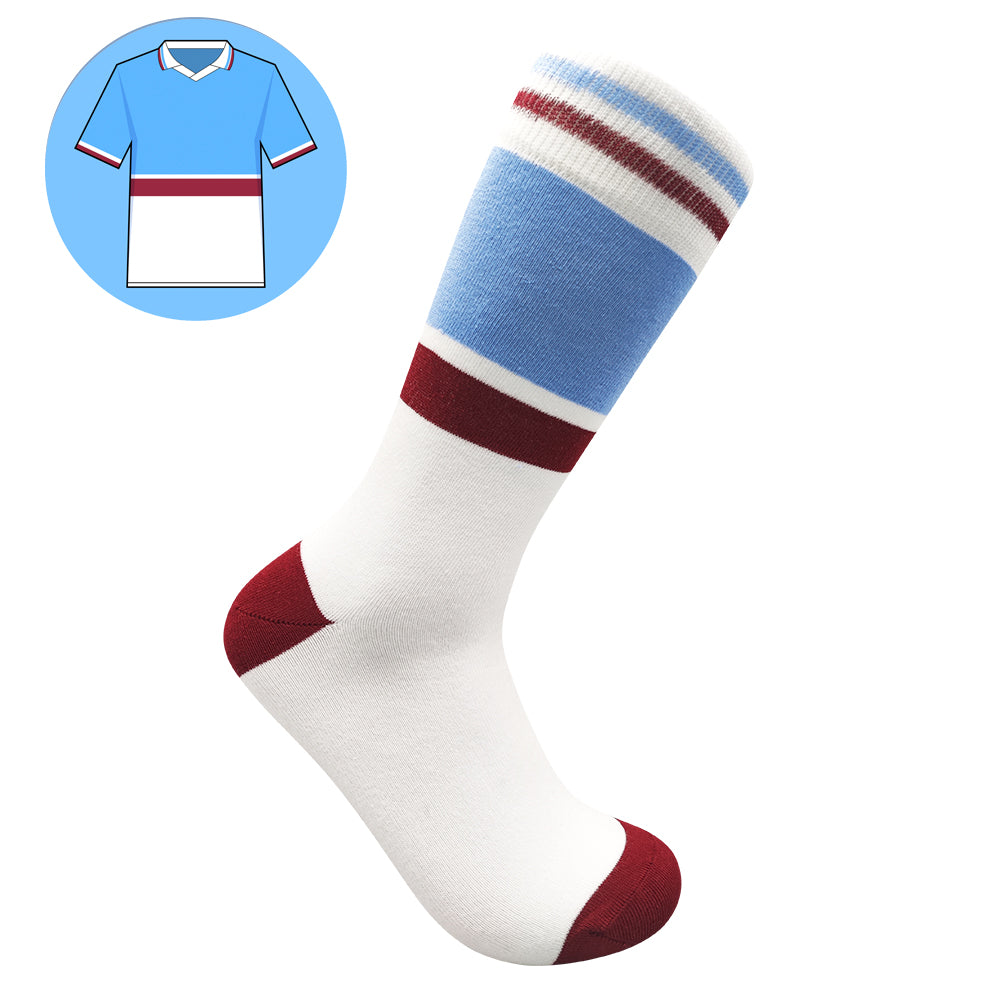 Villa - Retro Shirt Sock Gift Box | Size UK 7 - 11