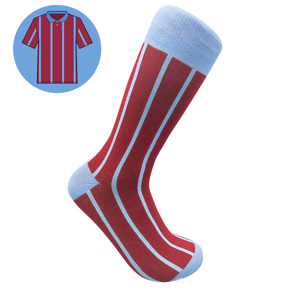 Villa - Retro Shirt Sock Gift Box | Size UK 7 - 11