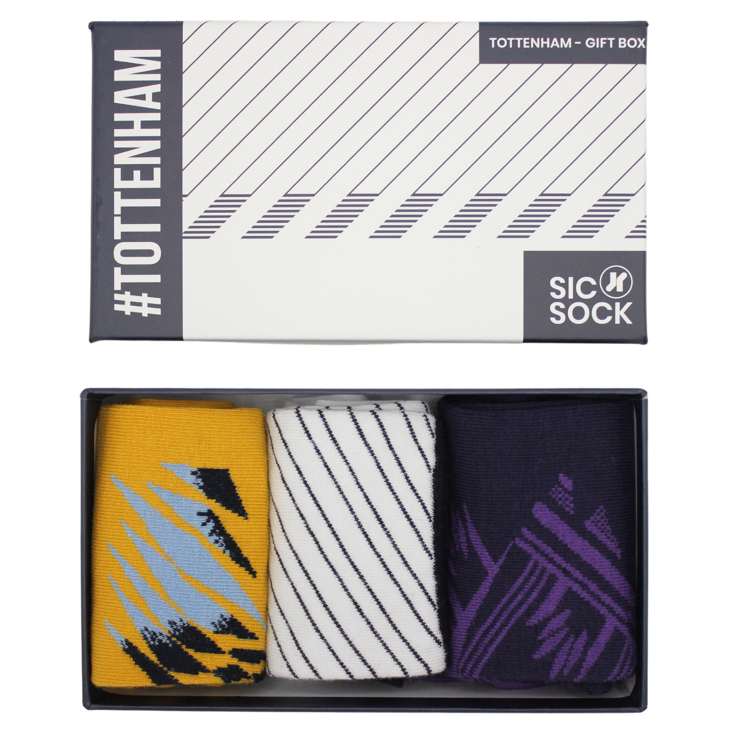 Tottenham - Retro Shirt Sock Gift Box | Size UK 7 - 11