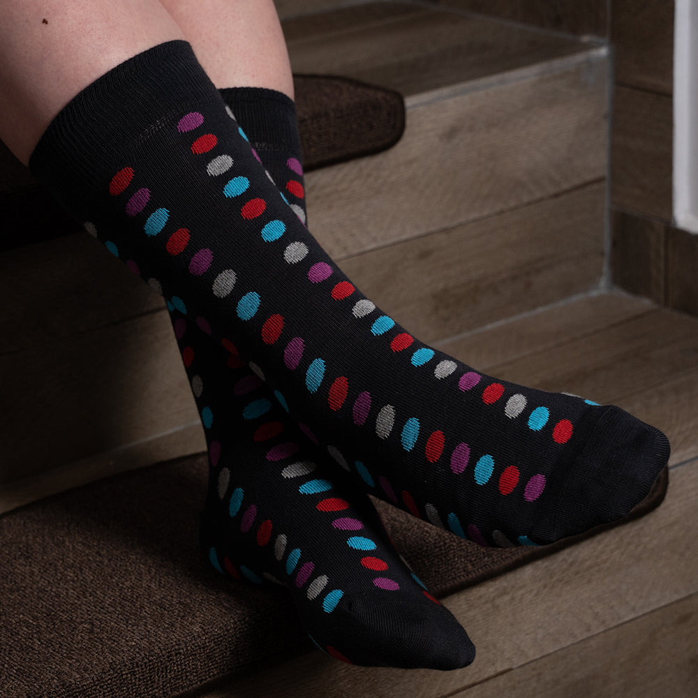 Luxury Cotton Design Socks - Moher Gift Box Size UK 7 - 11