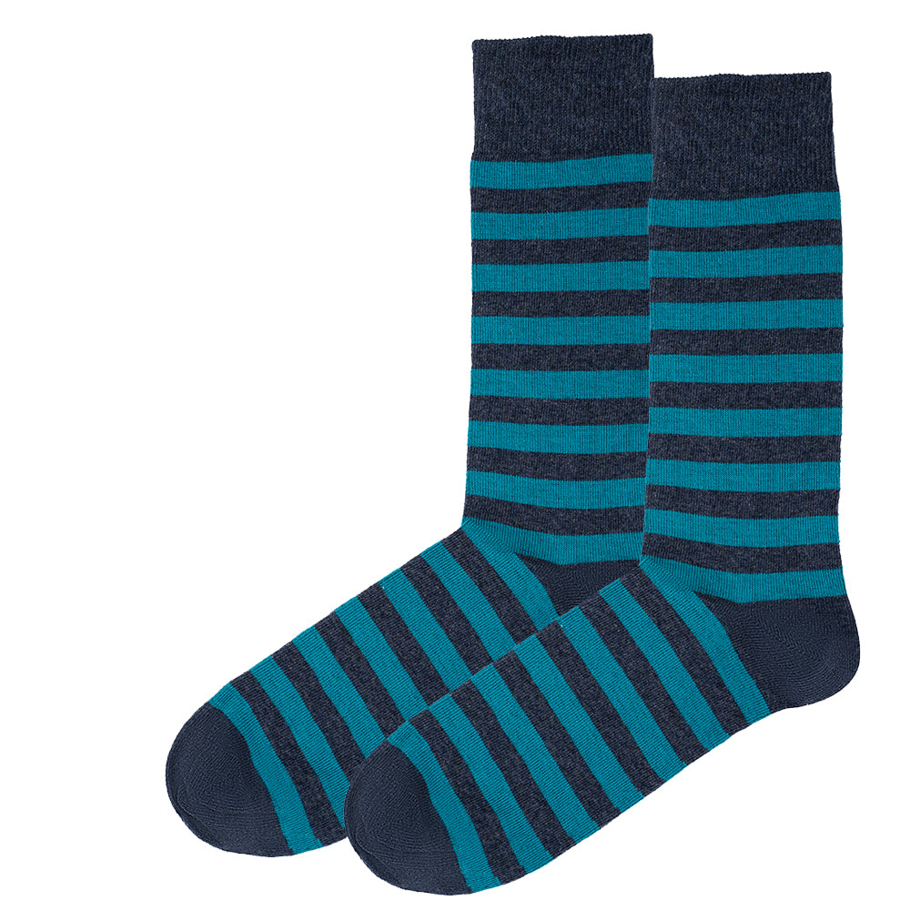 Wild Atlantic Sock Collection Luxury  Classic Striped Socks | Men