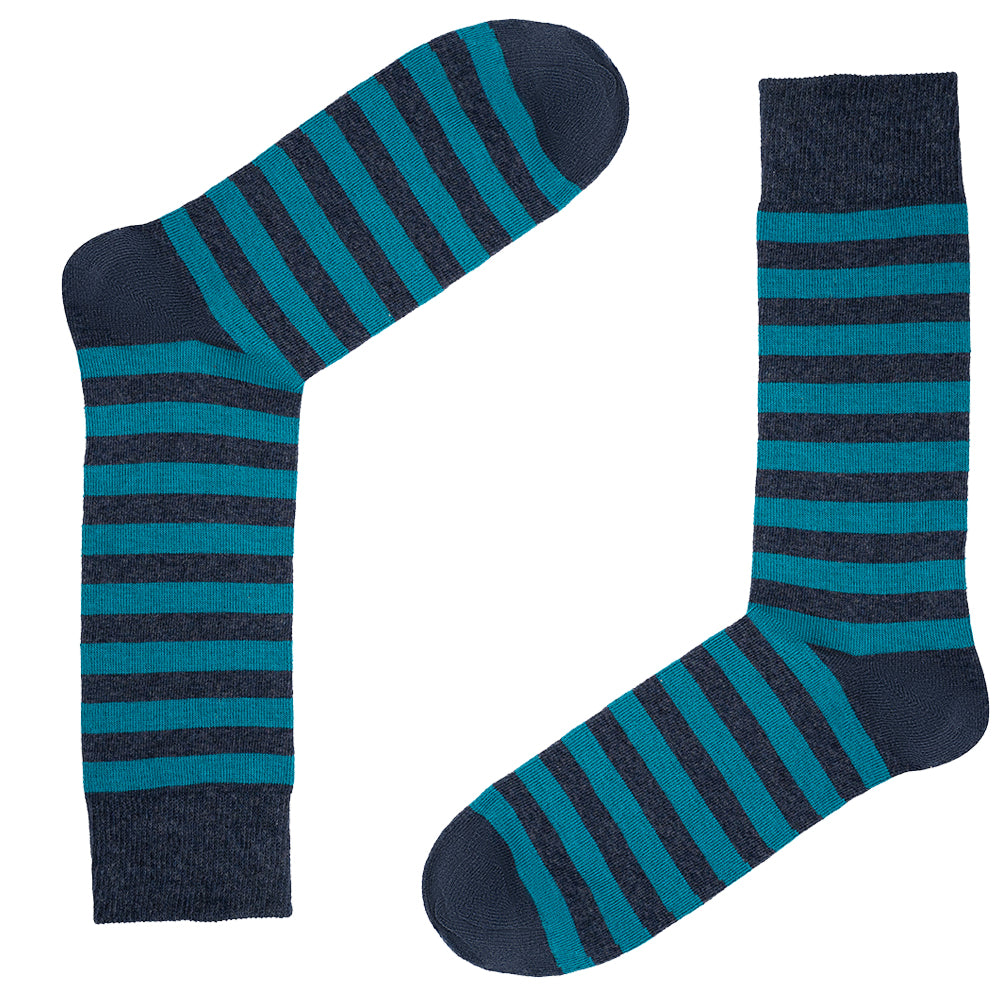 Wild Atlantic Sock Collection Luxury  Classic Striped Socks | Men