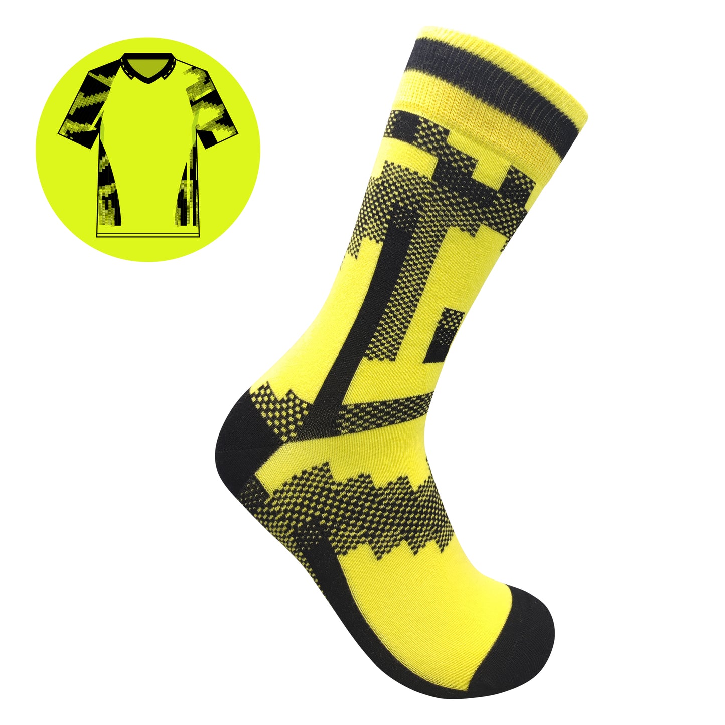 Dortmund Retro Shirt Sock Gift Box | Size UK 7 - 11