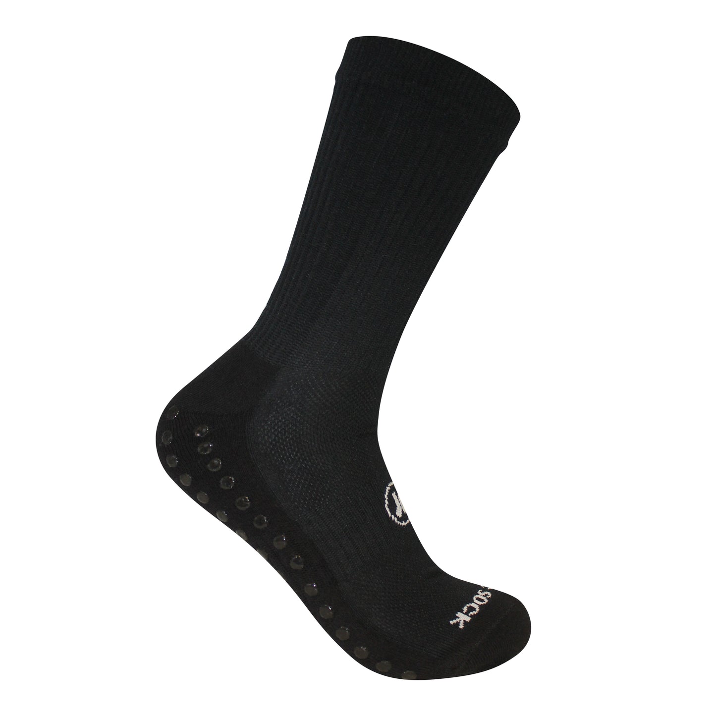 FootGripz Mid Grip Socks | Black