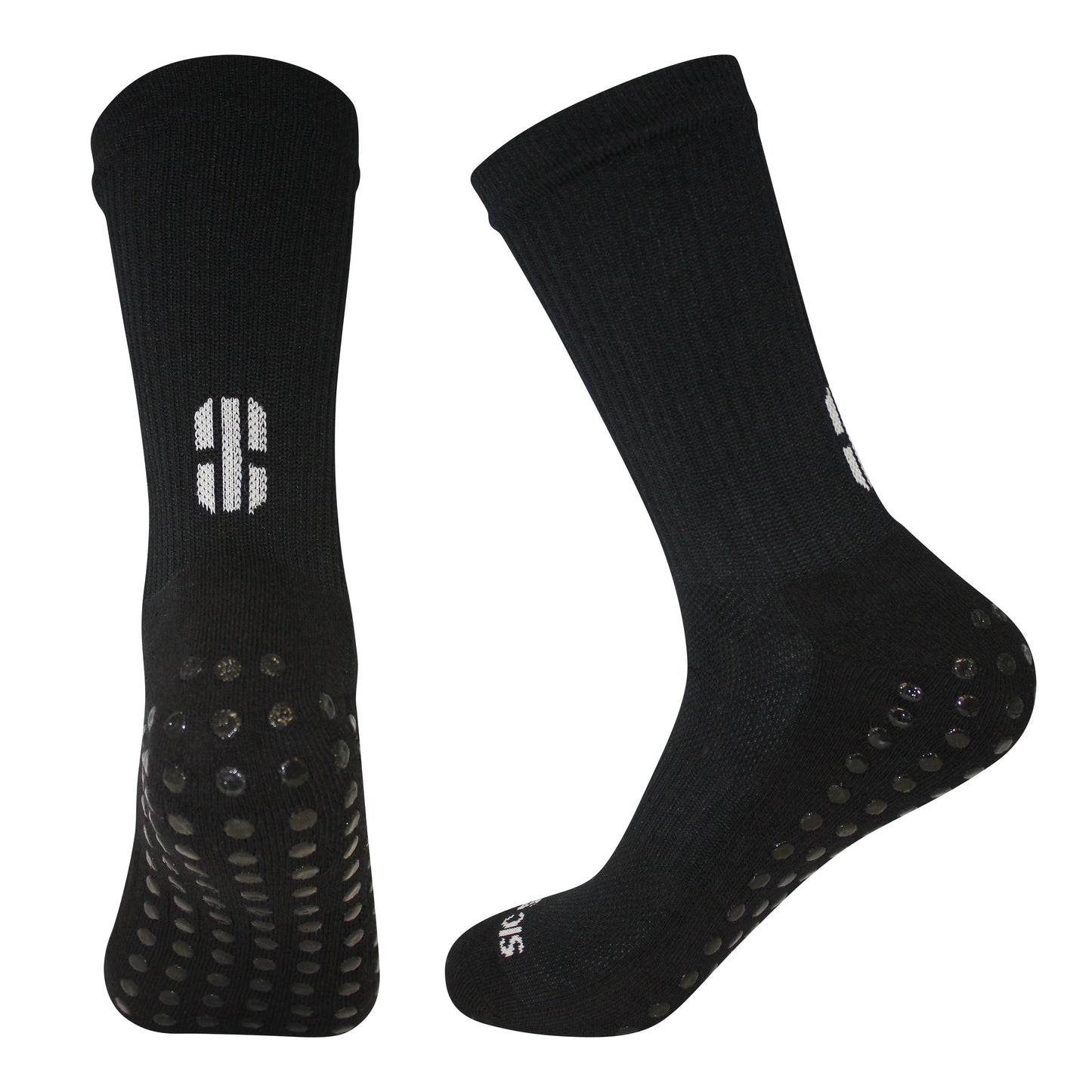 FootGripz Mid Grip Socks | Black