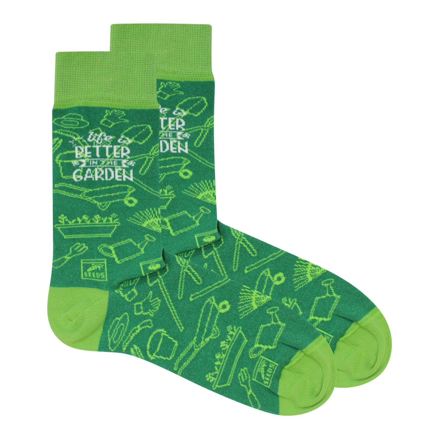 'Lifes Better in the Garden' Socks