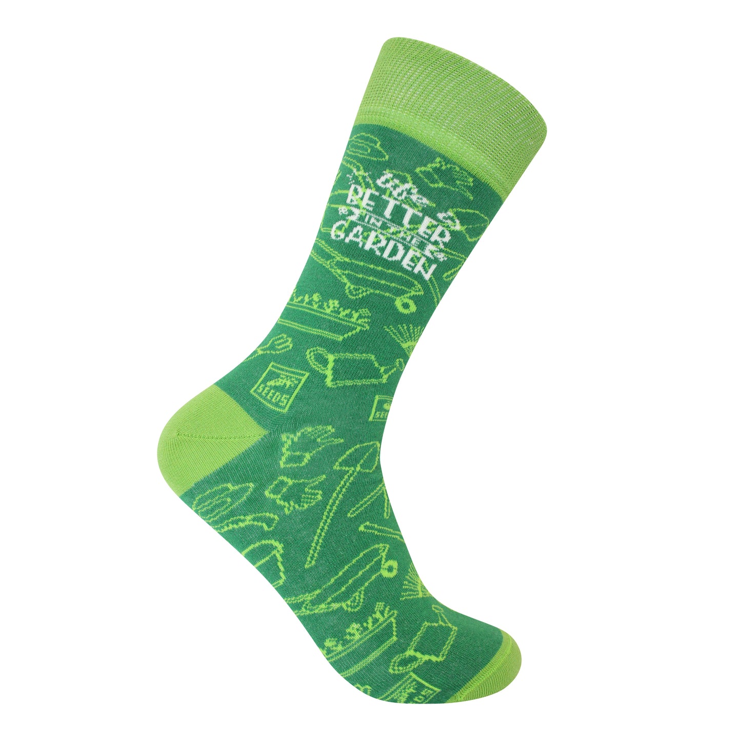 'Lifes Better in the Garden' Socks