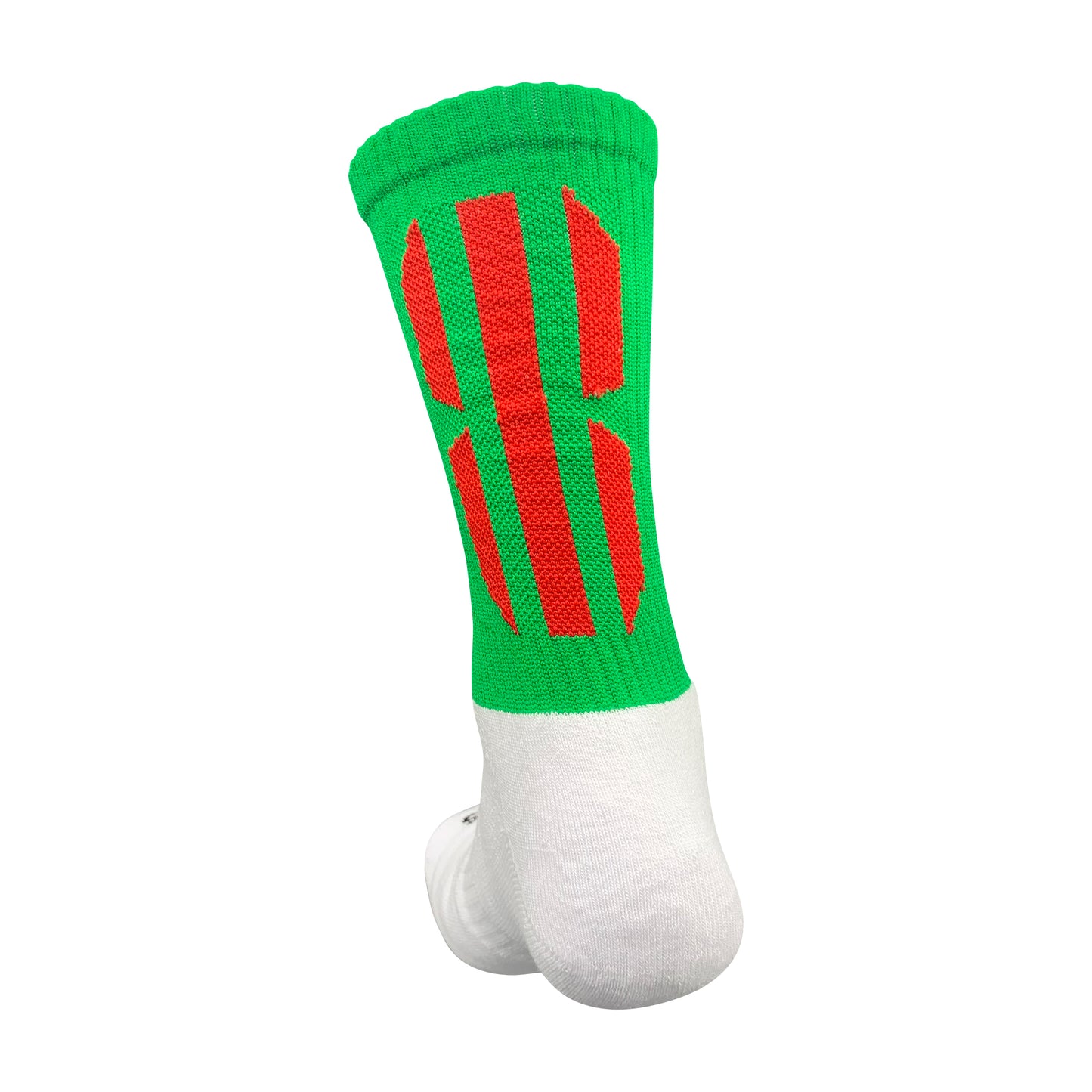 Gael-Tek Mid Socks For Gaelic Games | Green & Red