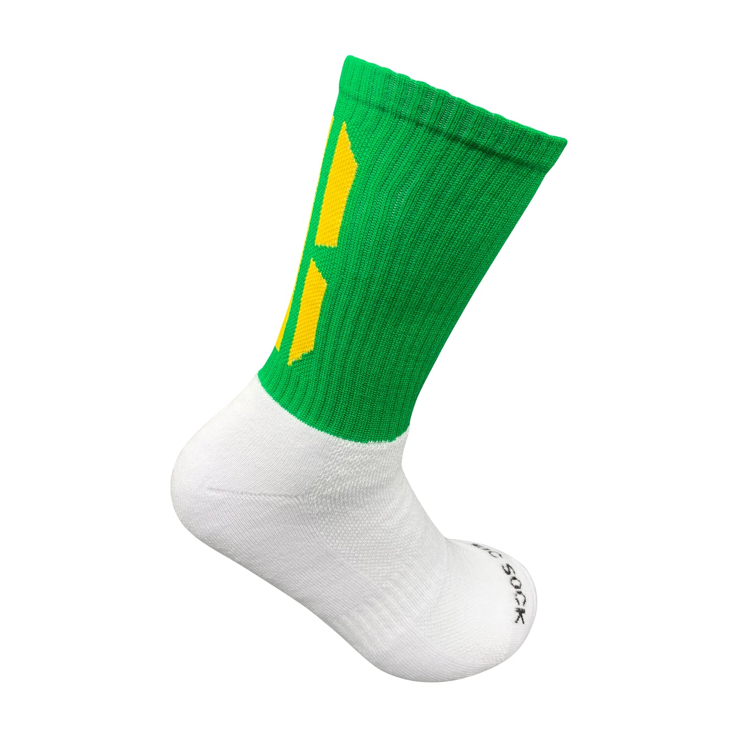 Gael-Tek Mid Socks For Gaelic Games | Green & Gold