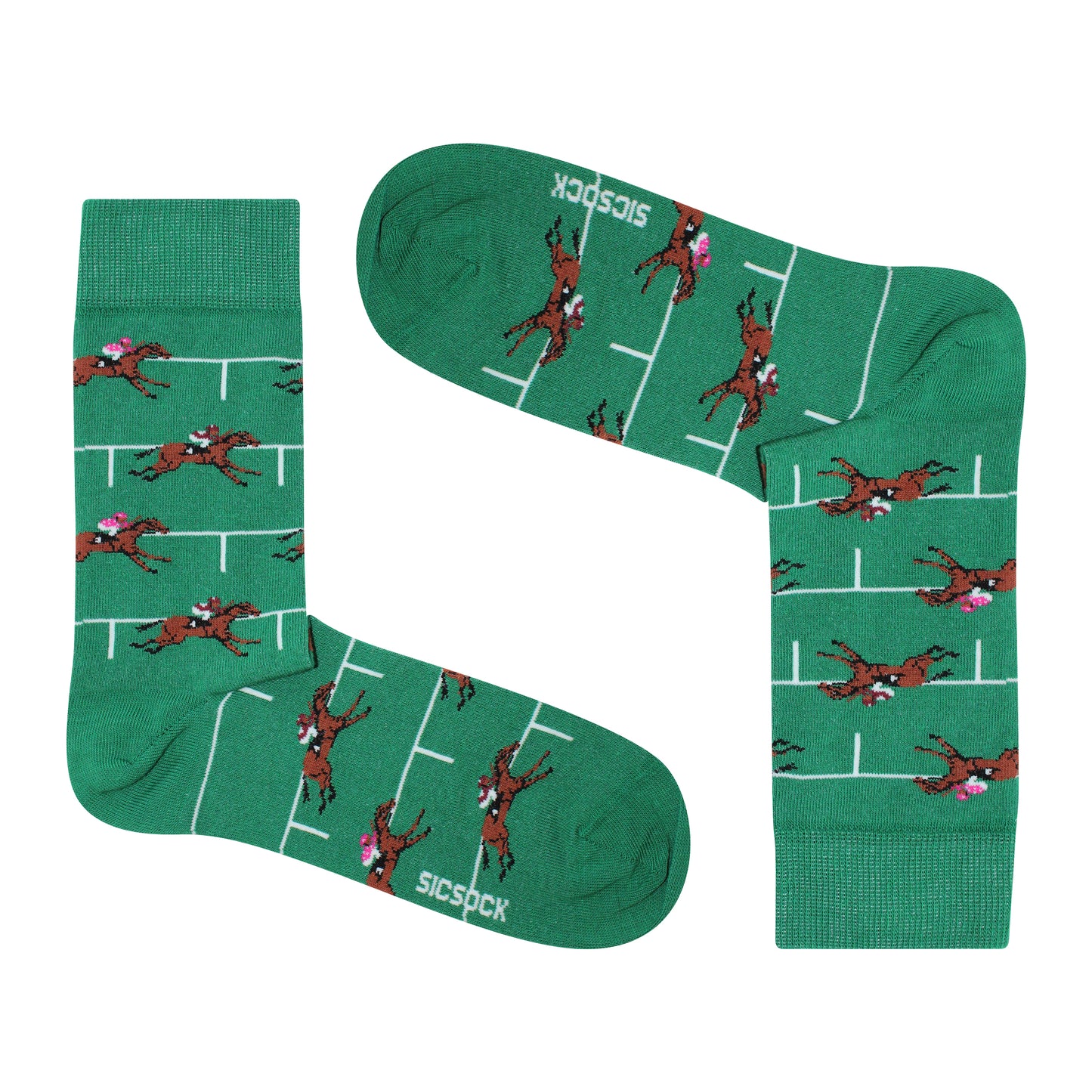 At The Post Horse Racing Socks