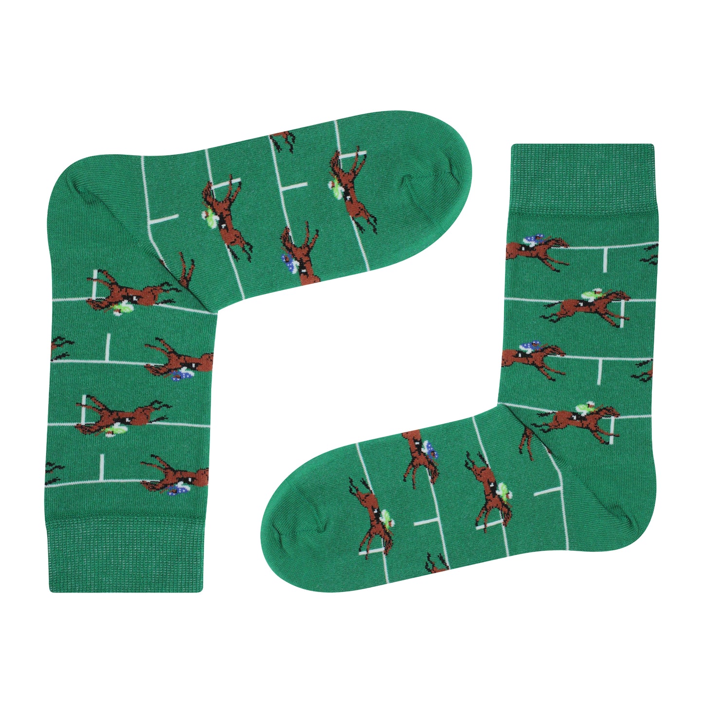 At The Post Horse Racing Socks