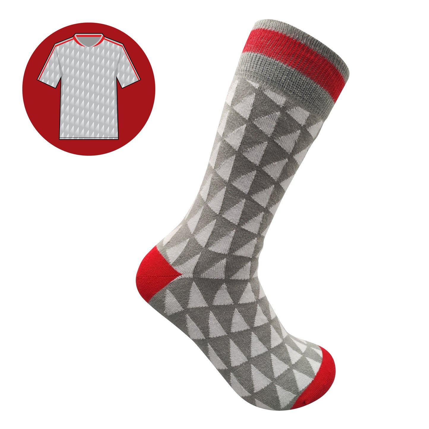 Liverpool - Retro Shirt Sock Gift Box | Size UK 7 - 11