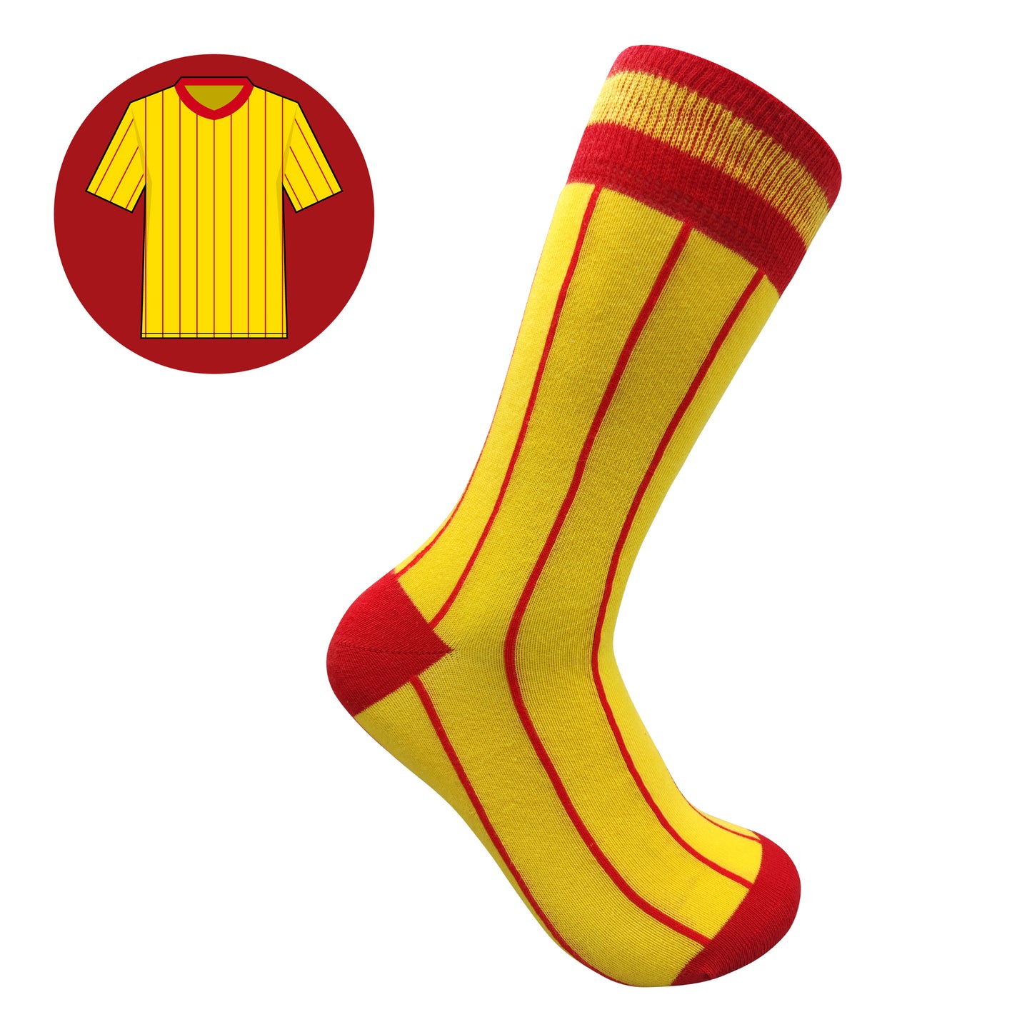Liverpool - Retro Shirt Sock Gift Box | Size UK 7 - 11