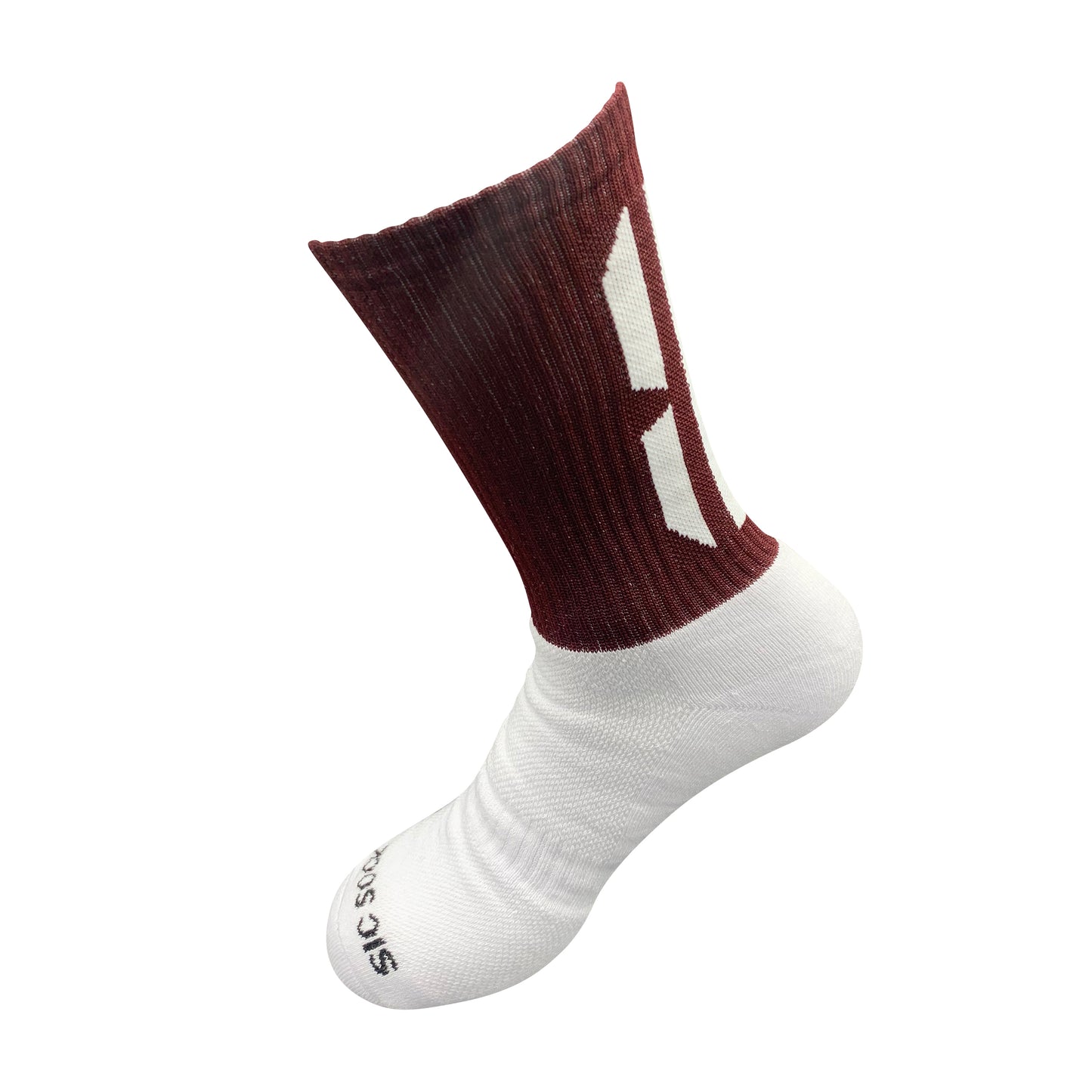 Gael-Tek Mid Socks For Gaelic Games | Maroon & White