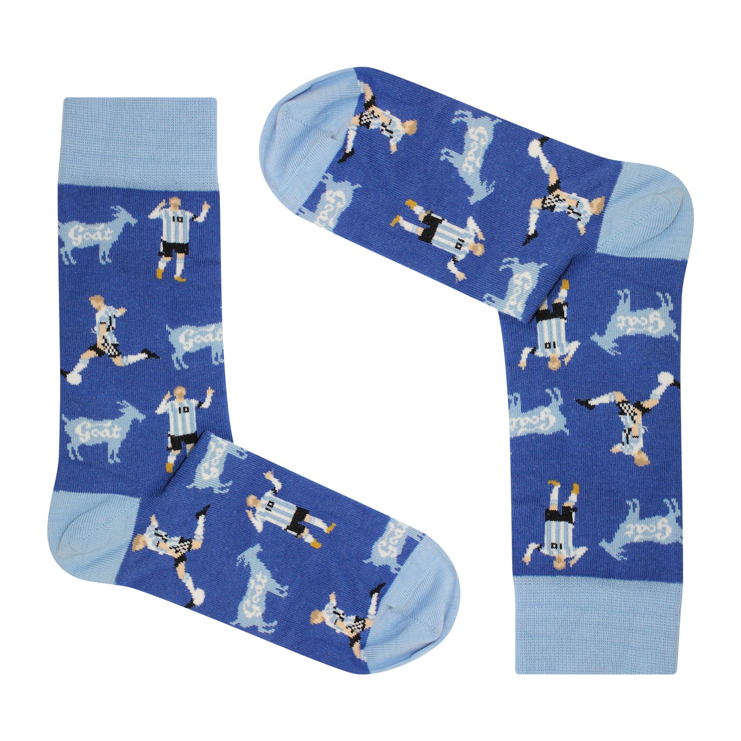 Leo Messi 10 'GOAT' Socks