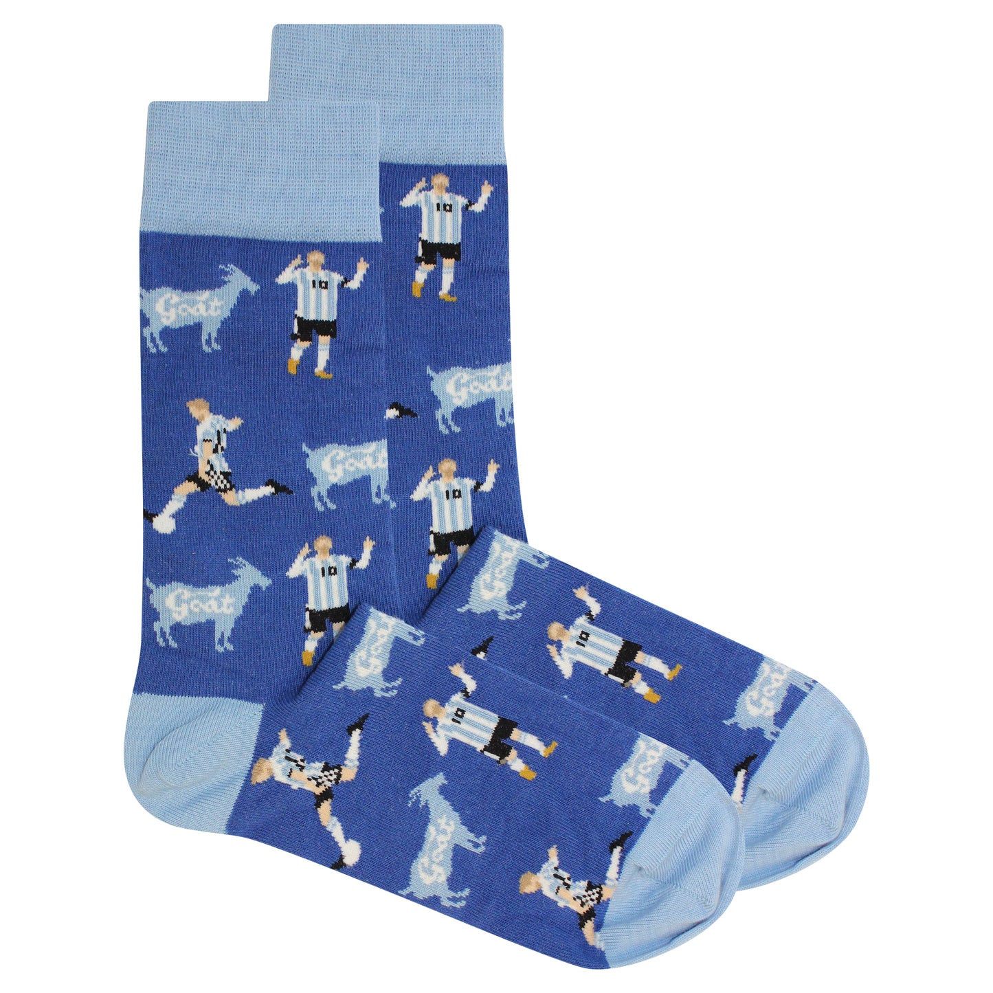 Leo Messi 10 'GOAT' Socks