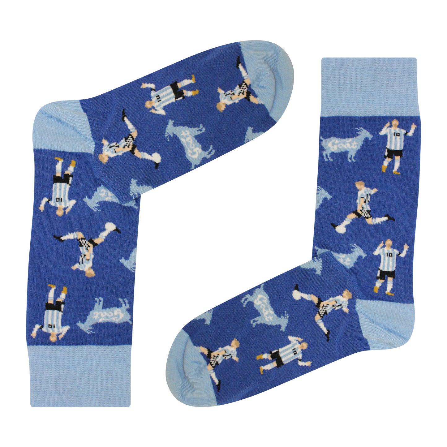 Leo Messi 10 'GOAT' Socks