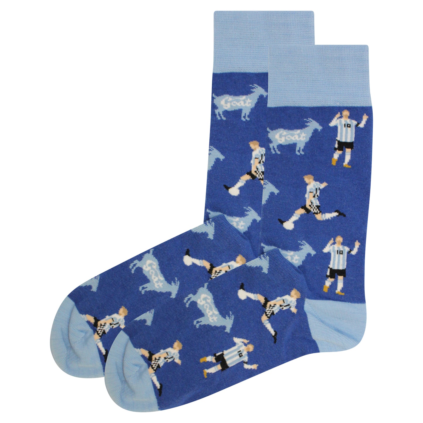 Leo Messi 10 'GOAT' Socks