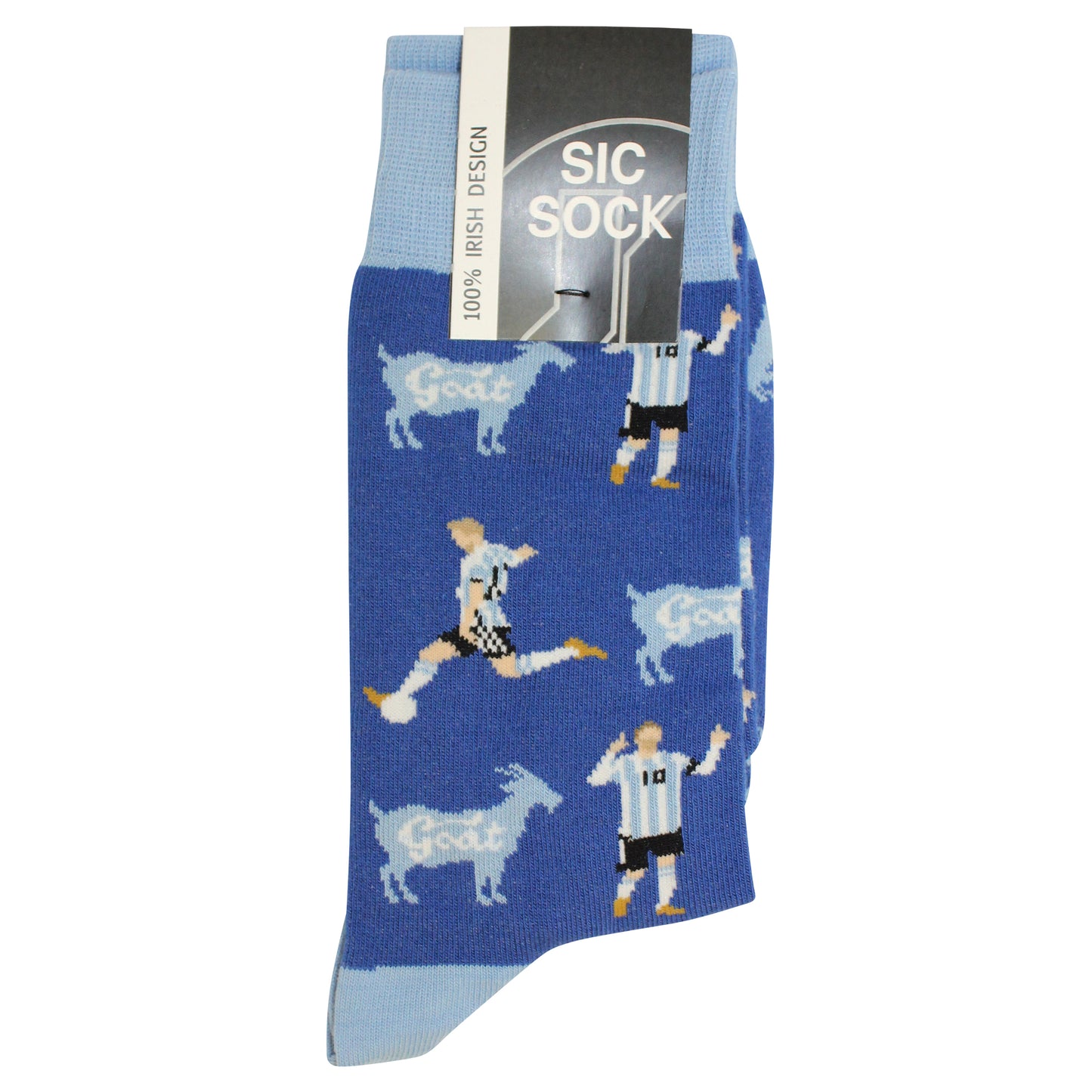 Leo Messi 10 'GOAT' Socks