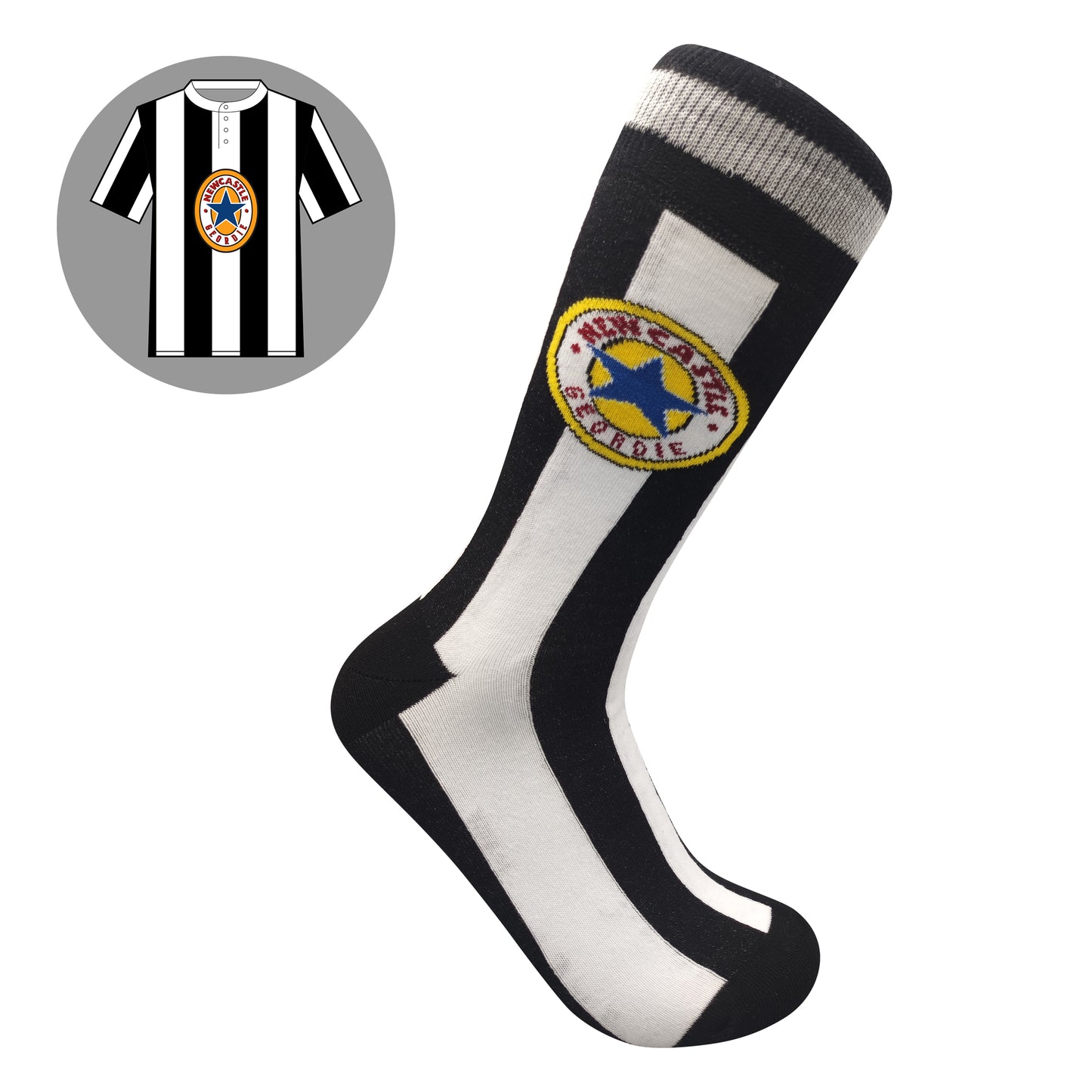 Newcastle - Retro Shirt Sock Gift Box | Size UK 7 - 11