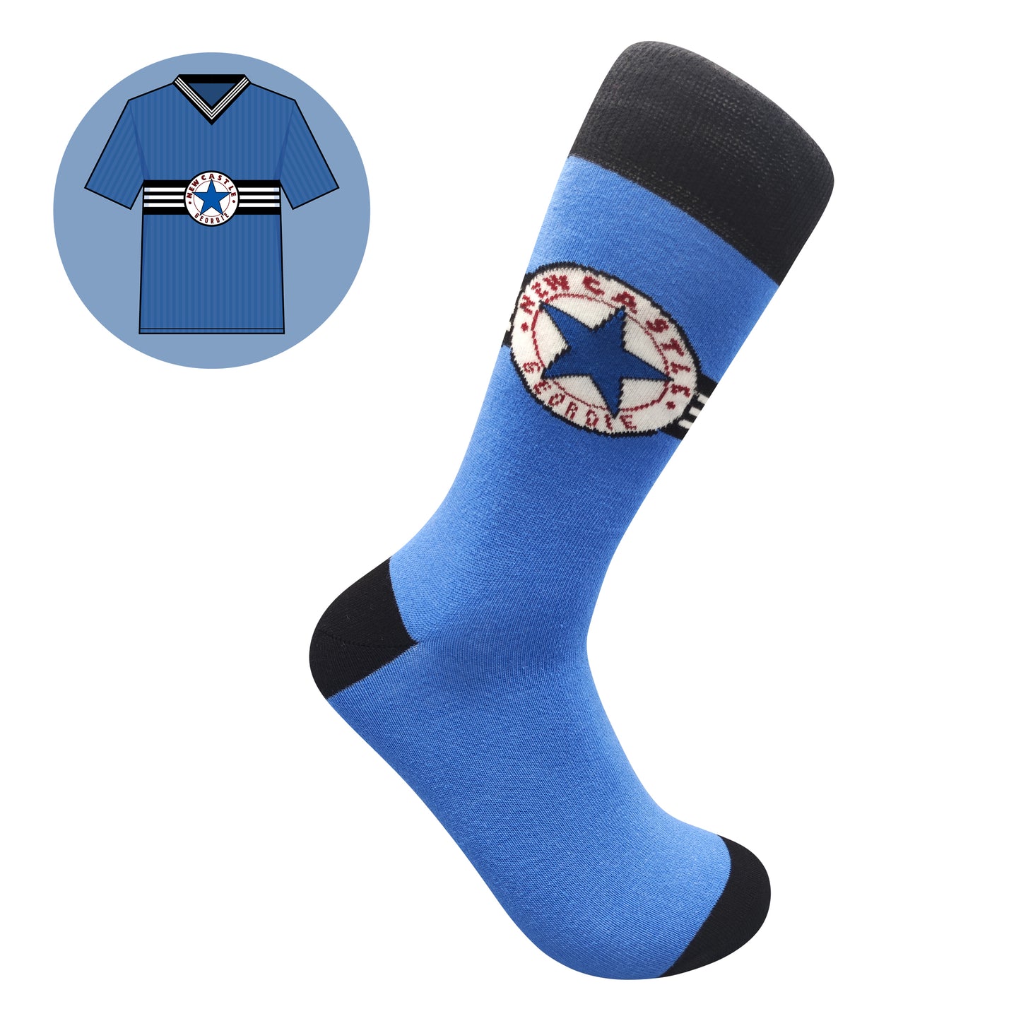 Newcastle - Retro Shirt Sock Gift Box | Size UK 7 - 11