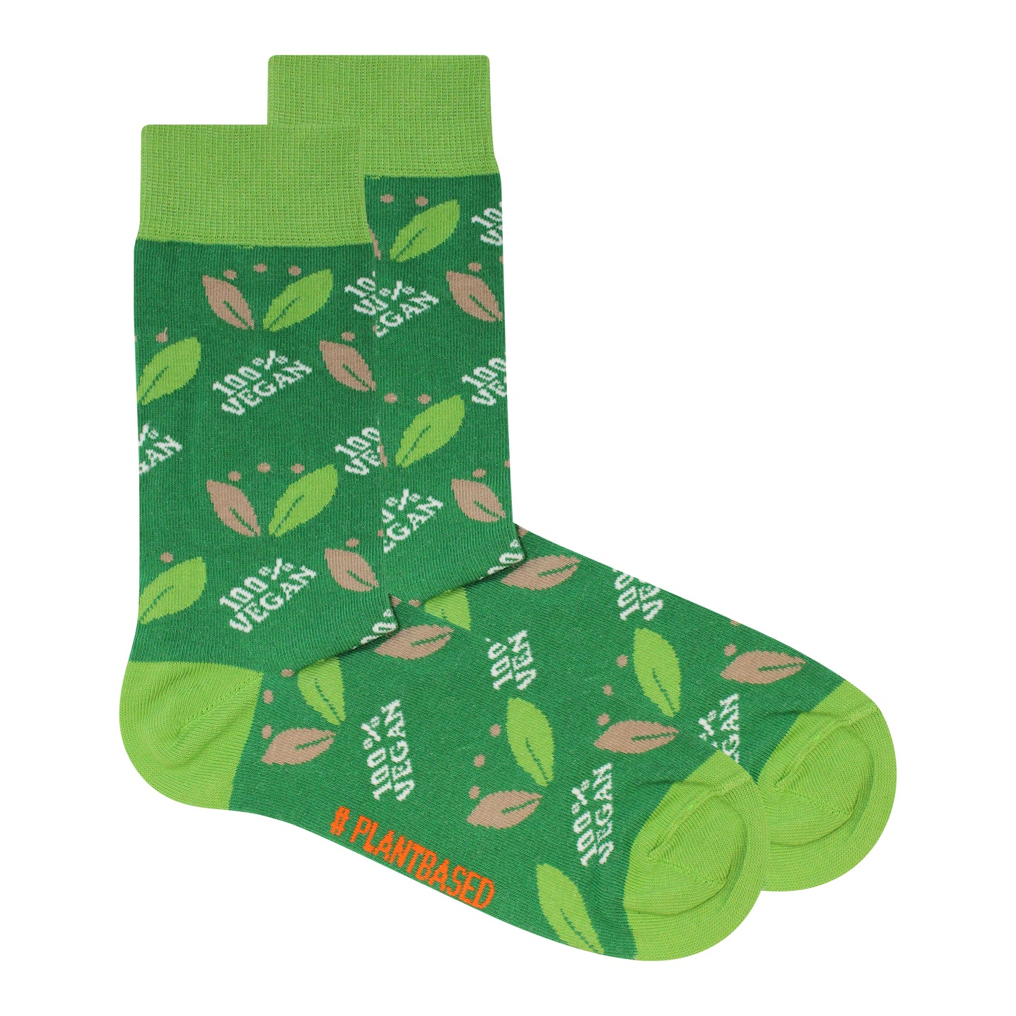 '100% Vegan' Vegan Themed Socks