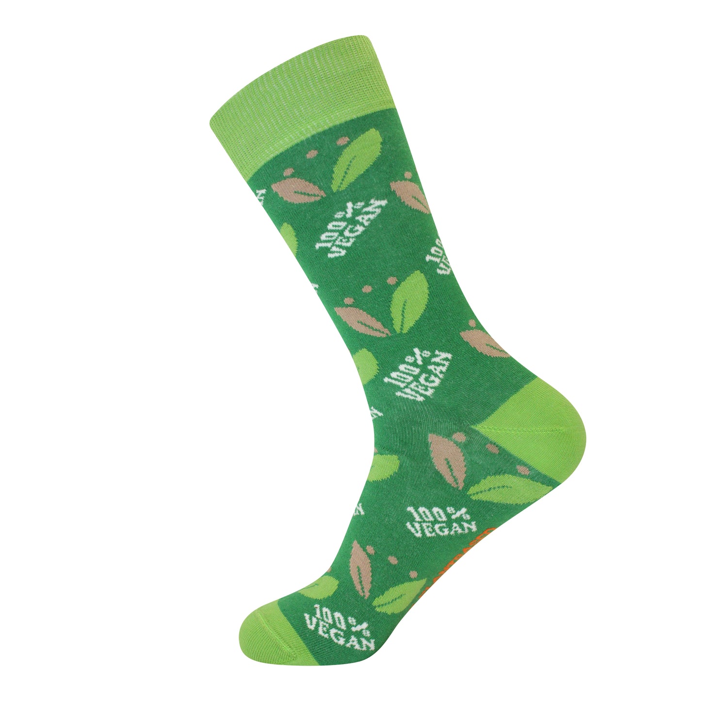 '100% Vegan' Vegan Themed Socks