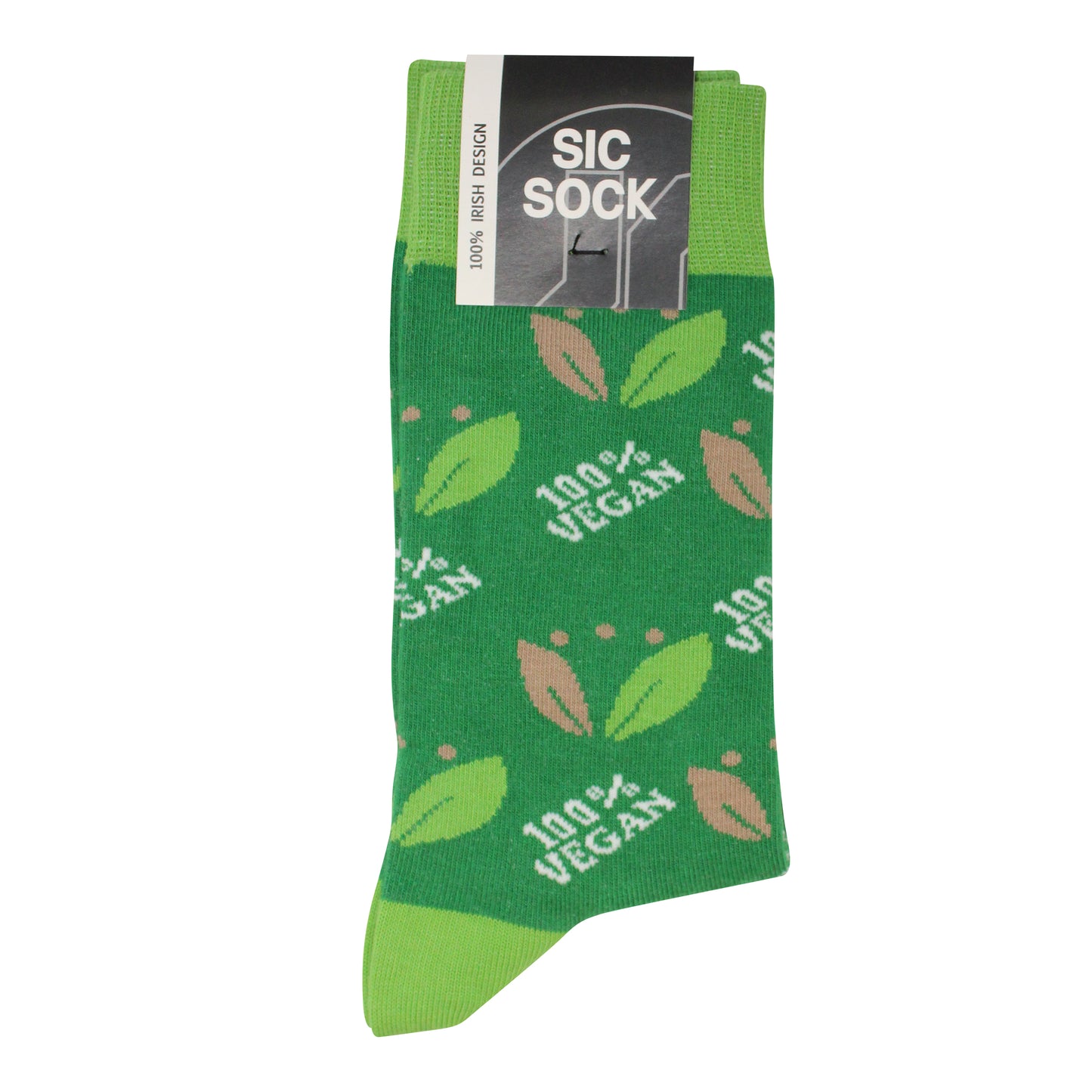 '100% Vegan' Vegan Themed Socks