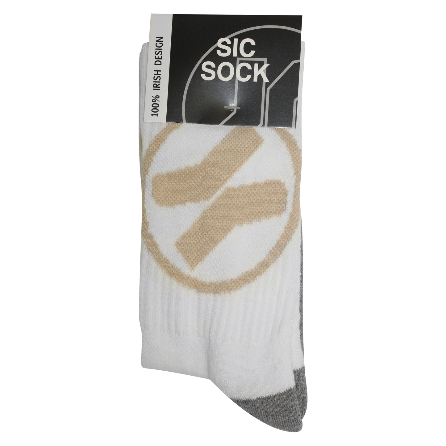 Sicsock - Everyday Max Cushion Crew Socks White/Beige