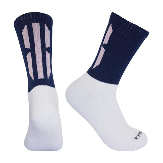 Gael-Tek Mid Socks For Gaelic Games | Marine & Pink