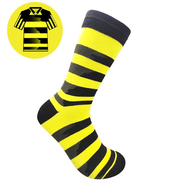 The Celts - Away 97 | Retro Shirt Socks | Bumblebee | Size UK 7 - 11