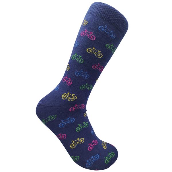 Wild Atlantic Sock Collection Luxury Navy Bicycle Socks