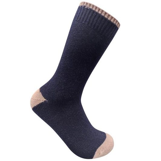 Luxury Cashmere Blend Socks Navy | Women (UK 4-7)